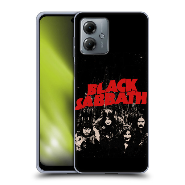 Black Sabbath Key Art Red Logo Soft Gel Case for Motorola Moto G14