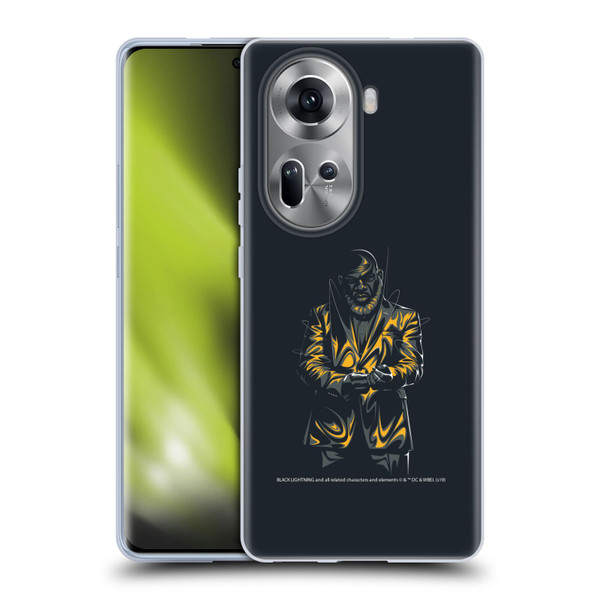 Black Lightning Key Art Tobias Whale Soft Gel Case for OPPO Reno11