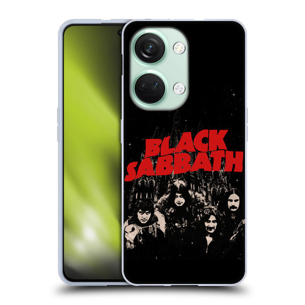 Black Sabbath Key Art Red Logo Soft Gel Case for OnePlus Nord 3 5G