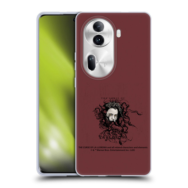 The Curse Of La Llorona Graphics Weeping Lady Soft Gel Case for OPPO Reno11 Pro