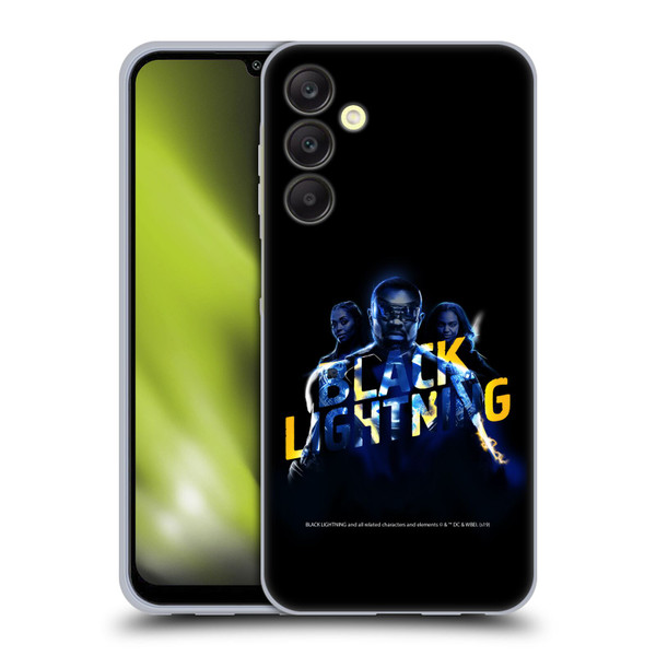 Black Lightning Key Art Group Soft Gel Case for Samsung Galaxy A25 5G