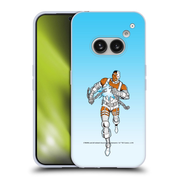 Cyborg DC Comics Fast Fashion Classic 2 Soft Gel Case for Nothing Phone (2a)