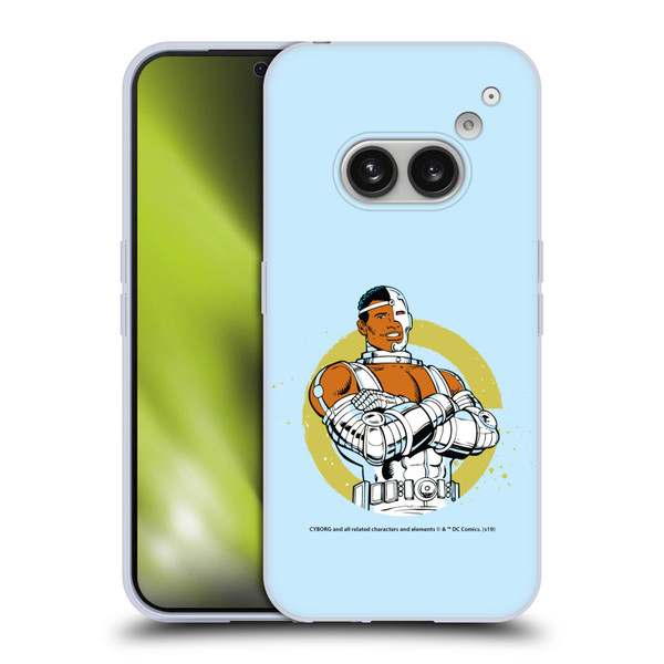 Cyborg DC Comics Fast Fashion Classic Soft Gel Case for Nothing Phone (2a)