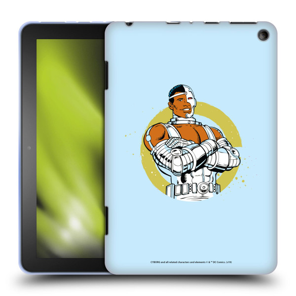 Cyborg DC Comics Fast Fashion Classic Soft Gel Case for Amazon Fire HD 8/Fire HD 8 Plus 2020