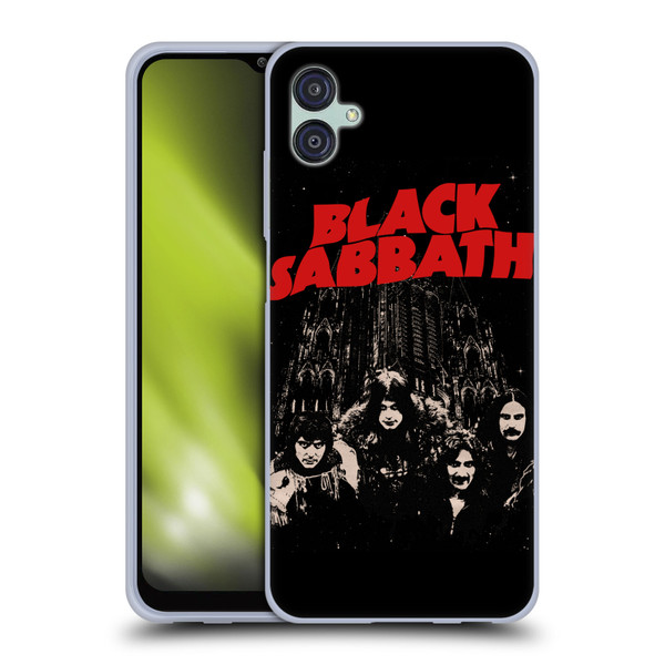 Black Sabbath Key Art Red Logo Soft Gel Case for Samsung Galaxy M04 5G / A04e