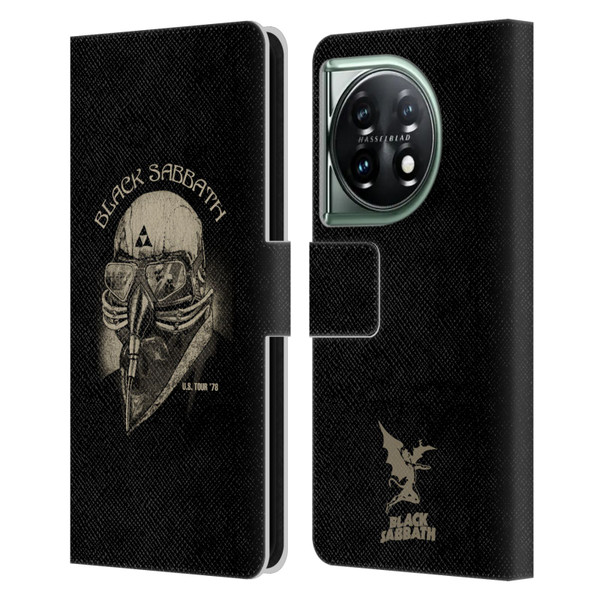 Black Sabbath Key Art US Tour 78 Leather Book Wallet Case Cover For OnePlus 11 5G