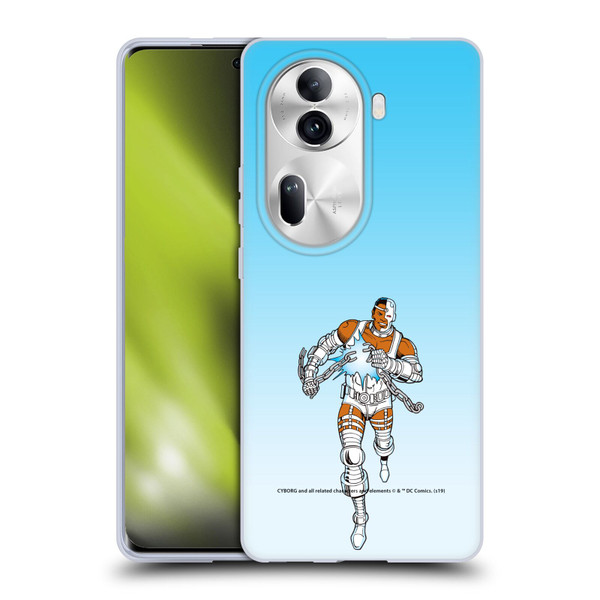Cyborg DC Comics Fast Fashion Classic 2 Soft Gel Case for OPPO Reno11 Pro