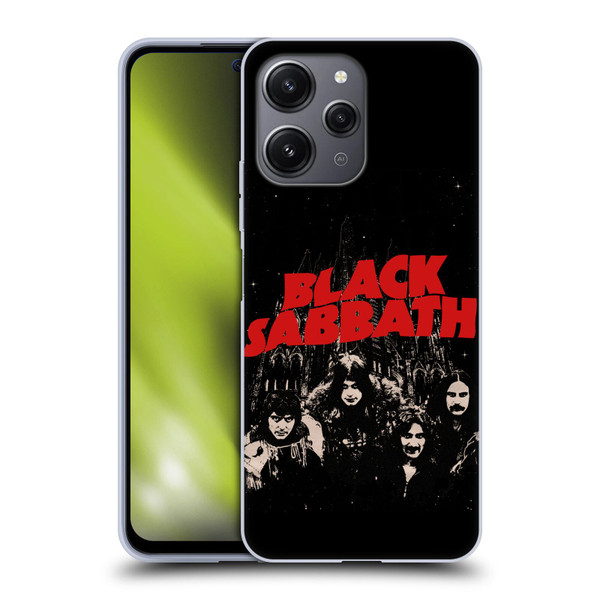 Black Sabbath Key Art Red Logo Soft Gel Case for Xiaomi Redmi 12