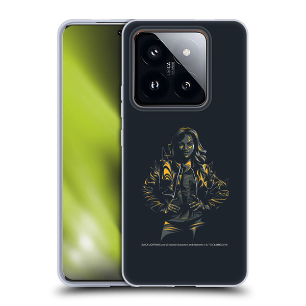 Black Lightning Key Art Jennifer Pierce Soft Gel Case for Xiaomi 14 Pro
