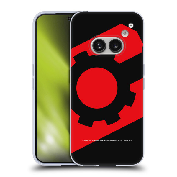 Cyborg DC Comics Logos Geometric 2 Soft Gel Case for Nothing Phone (2a)