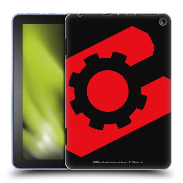 Cyborg DC Comics Logos Geometric 2 Soft Gel Case for Amazon Fire HD 8/Fire HD 8 Plus 2020