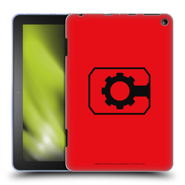 Cyborg DC Comics Logos Geometric Soft Gel Case for Amazon Fire HD 8/Fire HD 8 Plus 2020