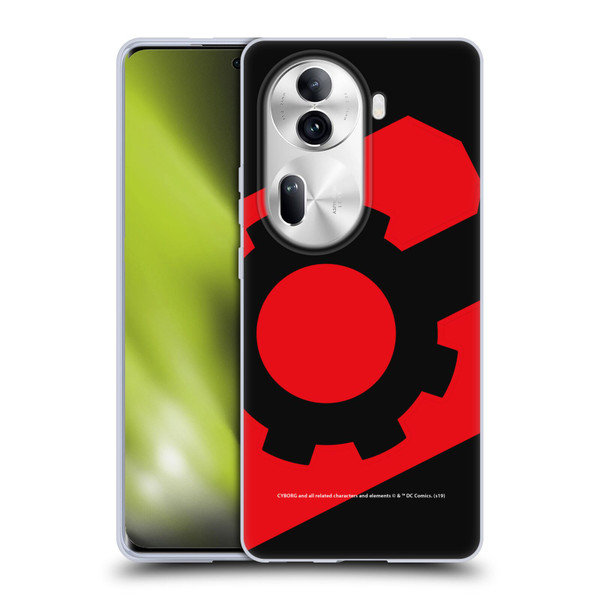 Cyborg DC Comics Logos Geometric 2 Soft Gel Case for OPPO Reno11 Pro