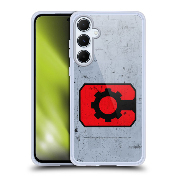Cyborg DC Comics Logos Classic Soft Gel Case for Samsung Galaxy A55 5G