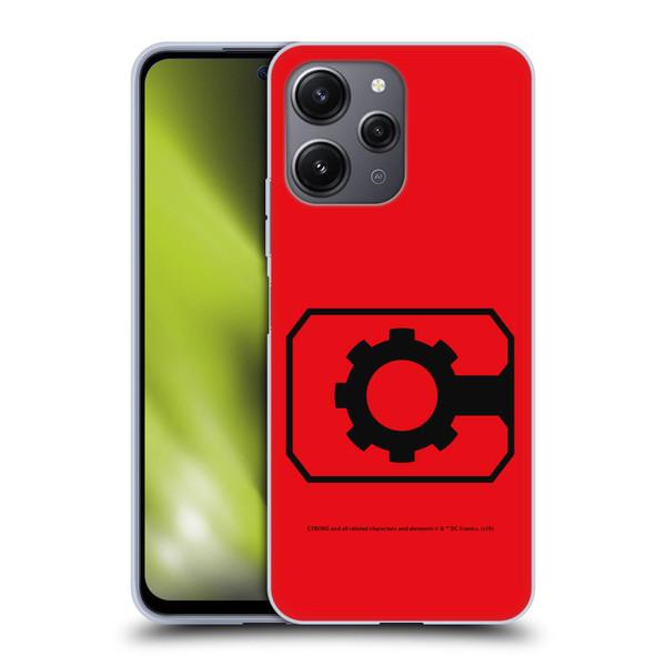 Cyborg DC Comics Logos Geometric Soft Gel Case for Xiaomi Redmi 12