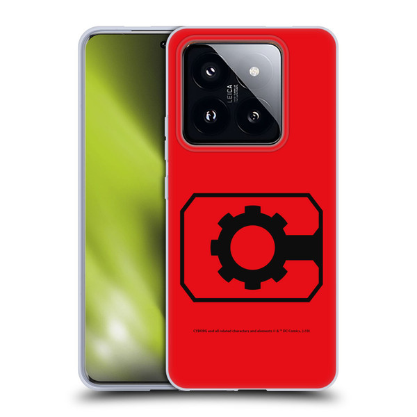 Cyborg DC Comics Logos Geometric Soft Gel Case for Xiaomi 14 Pro