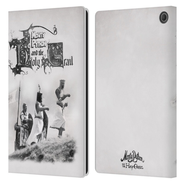 Monty Python Key Art Holy Grail Leather Book Wallet Case Cover For Amazon Fire Max 11 2023