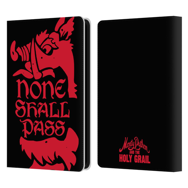 Monty Python Key Art None Shall Pass Leather Book Wallet Case Cover For Amazon Kindle Paperwhite 5 (2021)
