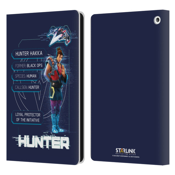 Starlink Battle for Atlas Character Art Hunter Leather Book Wallet Case Cover For Amazon Fire HD 8/Fire HD 8 Plus 2020