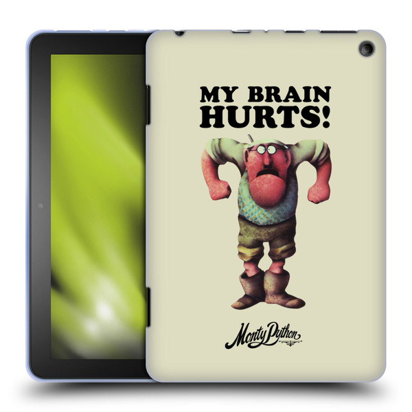 Monty Python Key Art My Brain Hurts Soft Gel Case for Amazon Fire HD 8/Fire HD 8 Plus 2020