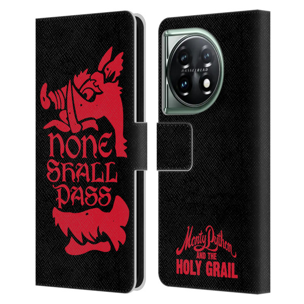 Monty Python Key Art None Shall Pass Leather Book Wallet Case Cover For OnePlus 11 5G