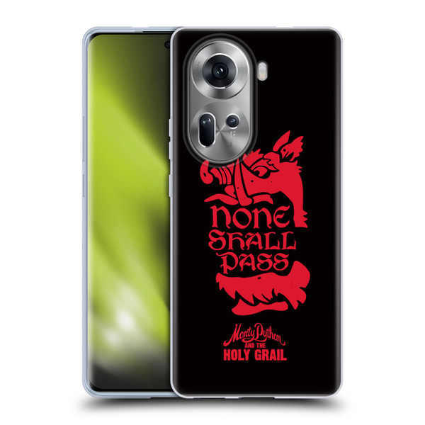 Monty Python Key Art None Shall Pass Soft Gel Case for OPPO Reno11