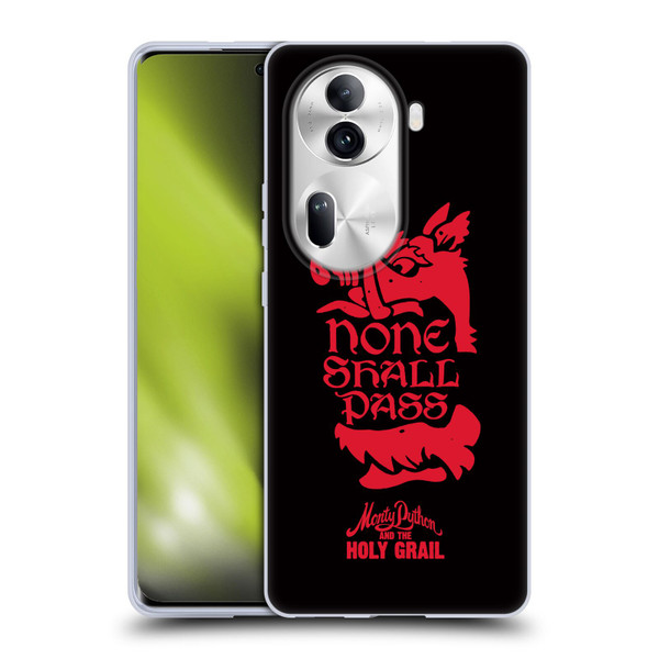 Monty Python Key Art None Shall Pass Soft Gel Case for OPPO Reno11 Pro