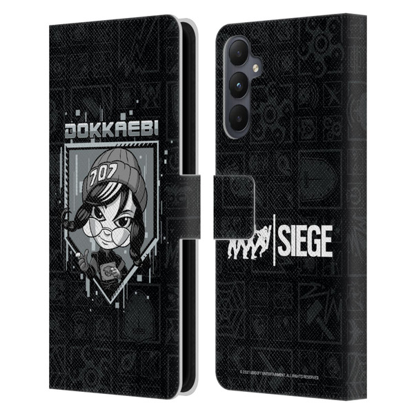 Tom Clancy's Rainbow Six Siege Chibi Operators Dokkaebi Leather Book Wallet Case Cover For Samsung Galaxy A05s