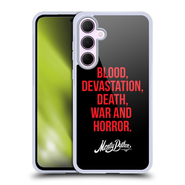 Monty Python Key Art Blood Devastation Death War And Horror Soft Gel Case for Samsung Galaxy A35 5G