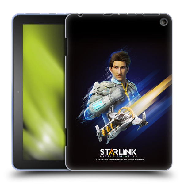 Starlink Battle for Atlas Character Art Mason Arana Soft Gel Case for Amazon Fire HD 8/Fire HD 8 Plus 2020
