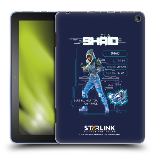 Starlink Battle for Atlas Character Art Shaid 2 Soft Gel Case for Amazon Fire HD 8/Fire HD 8 Plus 2020