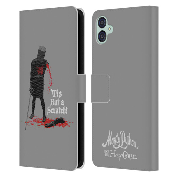 Monty Python Key Art Tis But A Scratch Leather Book Wallet Case Cover For Samsung Galaxy M04 5G / A04e