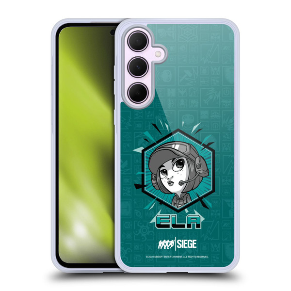 Tom Clancy's Rainbow Six Siege Chibi Operators Ela Soft Gel Case for Samsung Galaxy A35 5G