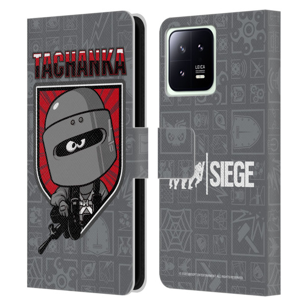 Tom Clancy's Rainbow Six Siege Chibi Operators Tachanka Leather Book Wallet Case Cover For Xiaomi 13 5G