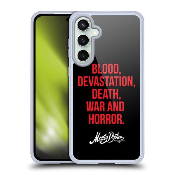 Monty Python Key Art Blood Devastation Death War And Horror Soft Gel Case for Samsung Galaxy S23 FE 5G