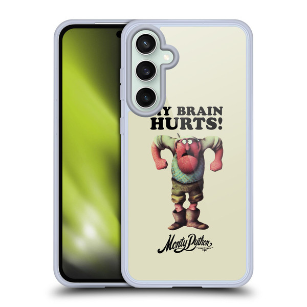 Monty Python Key Art My Brain Hurts Soft Gel Case for Samsung Galaxy S23 FE 5G