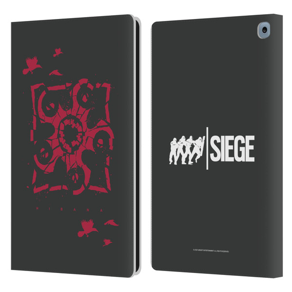 Tom Clancy's Rainbow Six Siege Icons Hibana Leather Book Wallet Case Cover For Amazon Fire HD 10 / Plus 2021