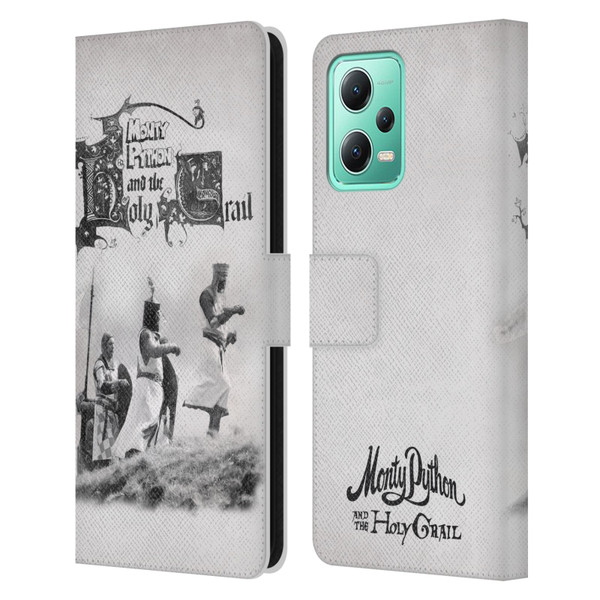 Monty Python Key Art Holy Grail Leather Book Wallet Case Cover For Xiaomi Redmi Note 12 5G