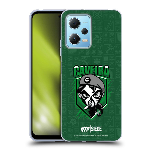 Tom Clancy's Rainbow Six Siege Chibi Operators Caveira Soft Gel Case for Xiaomi Redmi Note 12 5G