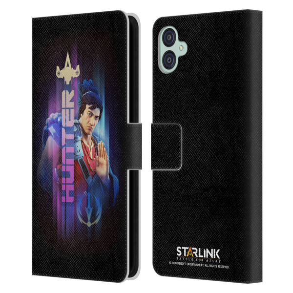 Starlink Battle for Atlas Character Art Hunter Hakka Leather Book Wallet Case Cover For Samsung Galaxy M04 5G / A04e
