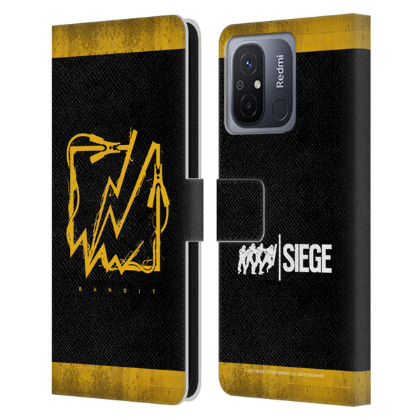 Tom Clancy's Rainbow Six Siege Icons Bandit Leather Book Wallet Case Cover For Xiaomi Redmi 12C
