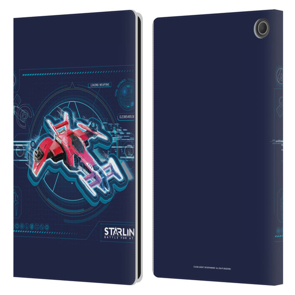 Starlink Battle for Atlas Starships Pulse Leather Book Wallet Case Cover For Amazon Fire Max 11 2023