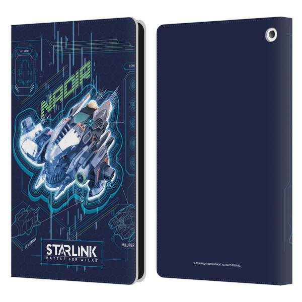 Starlink Battle for Atlas Starships Nadir Leather Book Wallet Case Cover For Amazon Fire HD 8/Fire HD 8 Plus 2020