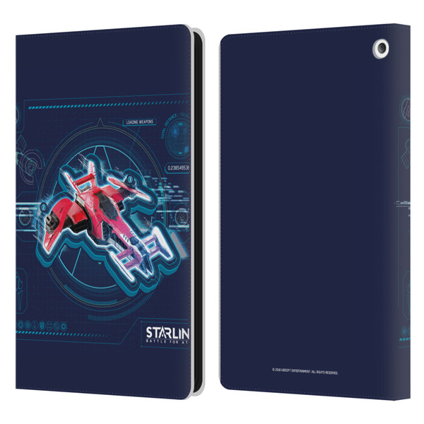 Starlink Battle for Atlas Starships Pulse Leather Book Wallet Case Cover For Amazon Fire HD 8/Fire HD 8 Plus 2020