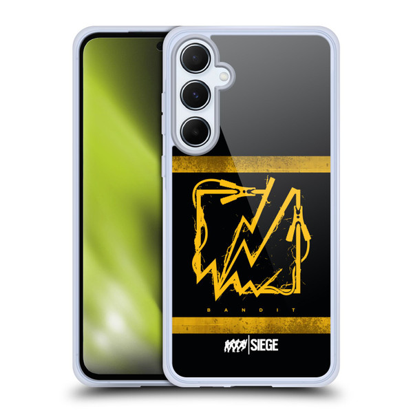 Tom Clancy's Rainbow Six Siege Icons Bandit Soft Gel Case for Samsung Galaxy A55 5G