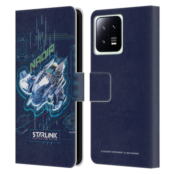 Starlink Battle for Atlas Starships Nadir Leather Book Wallet Case Cover For Xiaomi 13 5G