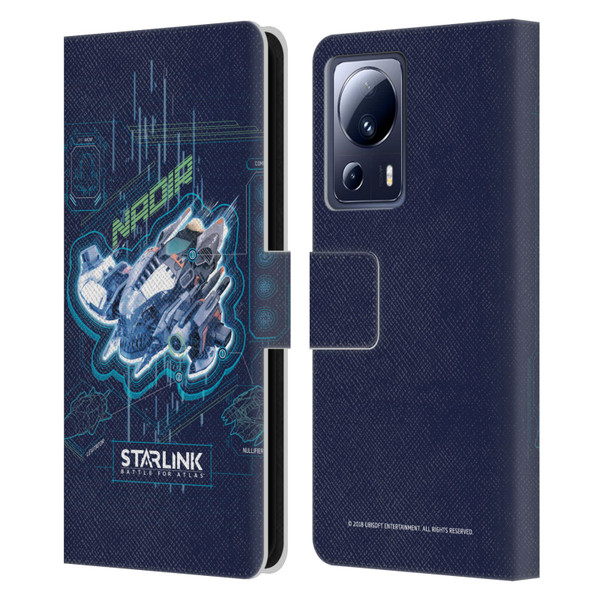 Starlink Battle for Atlas Starships Nadir Leather Book Wallet Case Cover For Xiaomi 13 Lite 5G