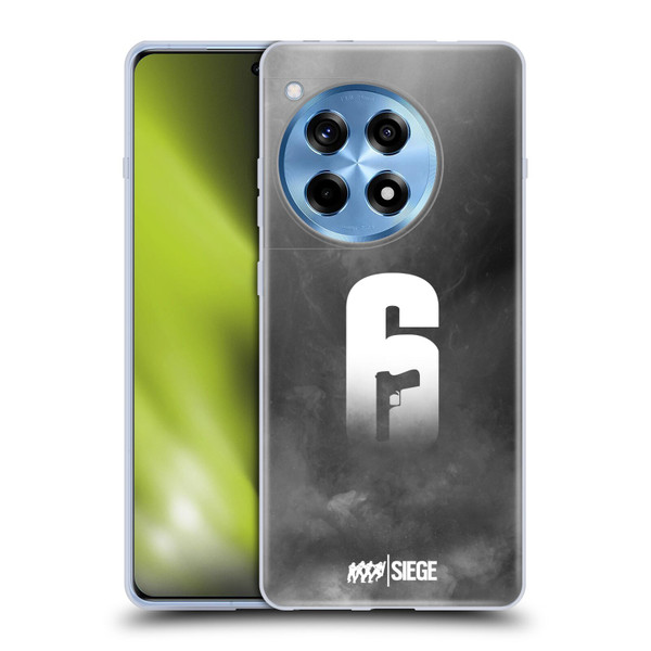 Tom Clancy's Rainbow Six Siege Logo Art Smoke Soft Gel Case for OnePlus 12R