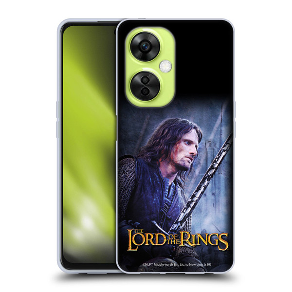 The Lord Of The Rings The Two Towers Character Art Aragorn Soft Gel Case for OnePlus Nord CE 3 Lite 5G