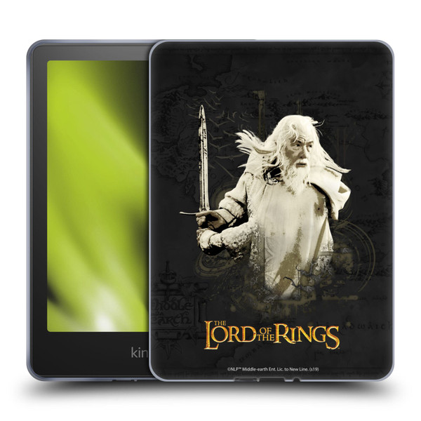 The Lord Of The Rings The Fellowship Of The Ring Character Art Gandalf Soft Gel Case for Amazon Kindle Paperwhite 5 (2021)